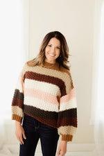 Chunky Knit Stripe Pullover