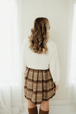 Plaid Patchwork Dress