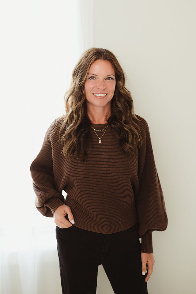 Balloon Sleeve Sweater