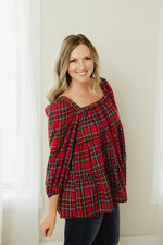 Square Plaid Top