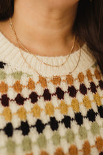 Hexagon Knit Sweater