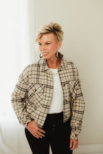 Plaid Crop Jacket