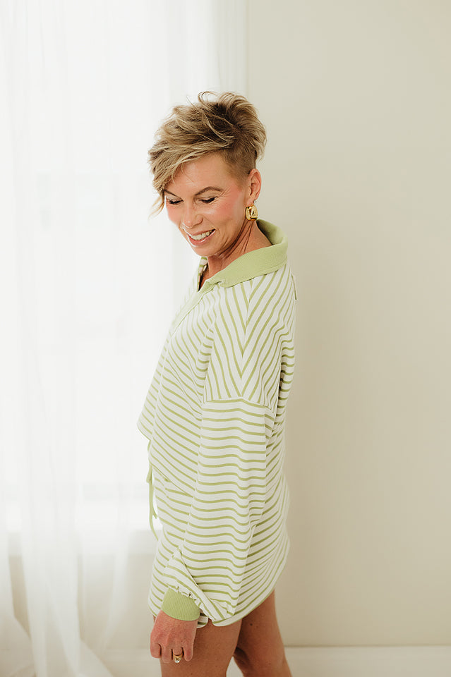 Sweet Stripe Breeze Skort