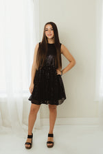 Flounce Sequin Dress