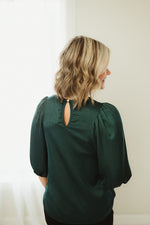 Solid Satin Blouse