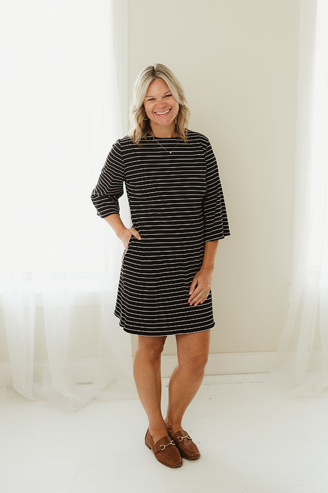 Relaxed Striped Dress