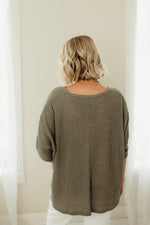 Low Hem Jacquard Top