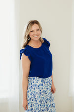 Ruffle Ease Top
