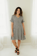 Gingham Button Down Dress