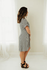 Gingham Button Down Dress