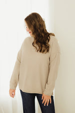 4 Button Henley Sweater