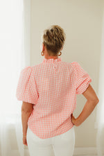 Gingham Check Top