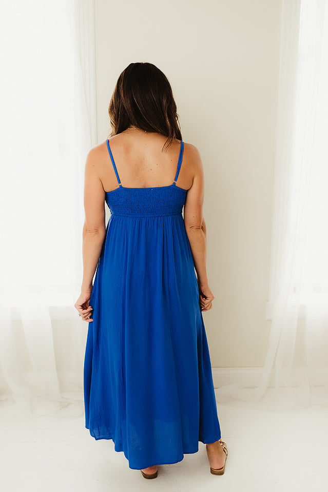 Lace Open Back Maxi