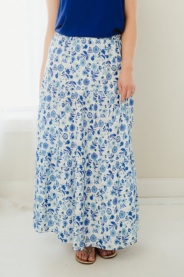 Bloom Mist Floral Skirt