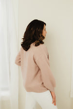 Bubble Bell Sleeve Open Cardigan