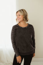 Stone Cable Sweater