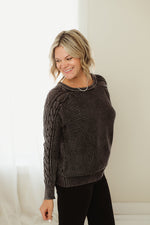 Stone Cable Sweater