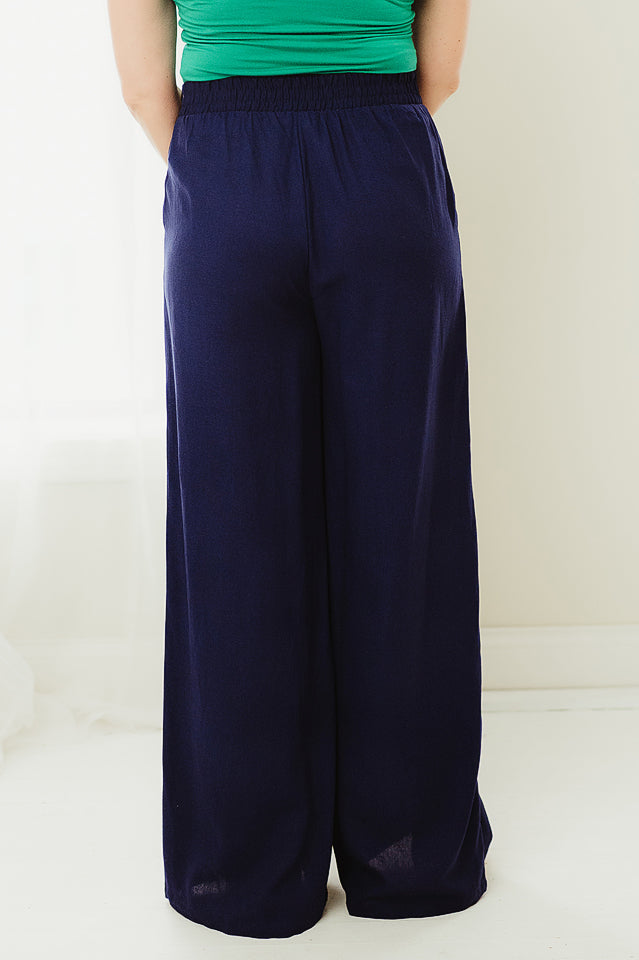 Drawstring Wide Pants