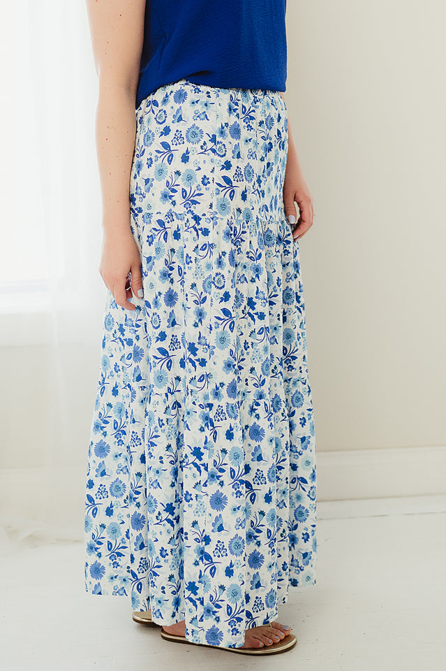 Bloom Mist Floral Skirt