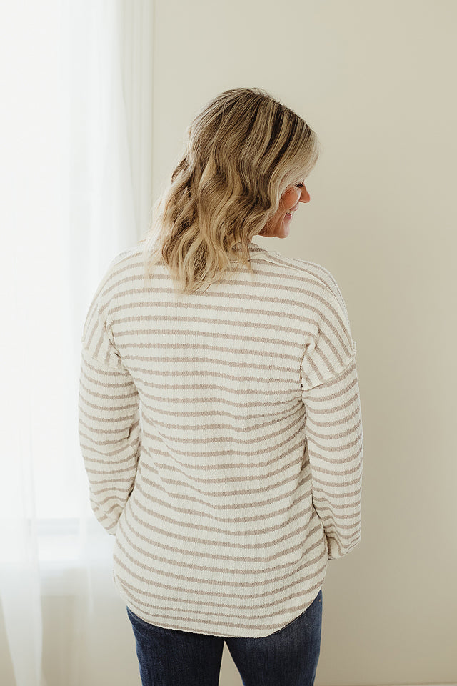 Textured Stripe Top