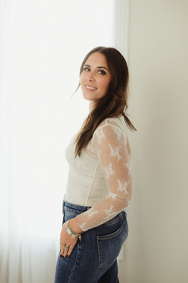 Sheer Lace Top