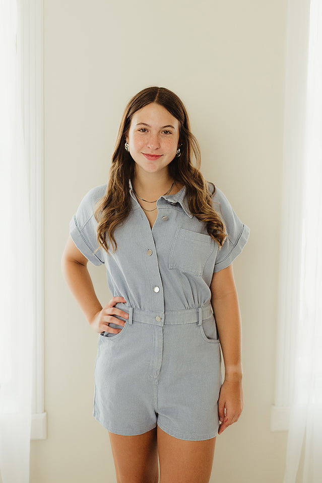 Button Down Romper