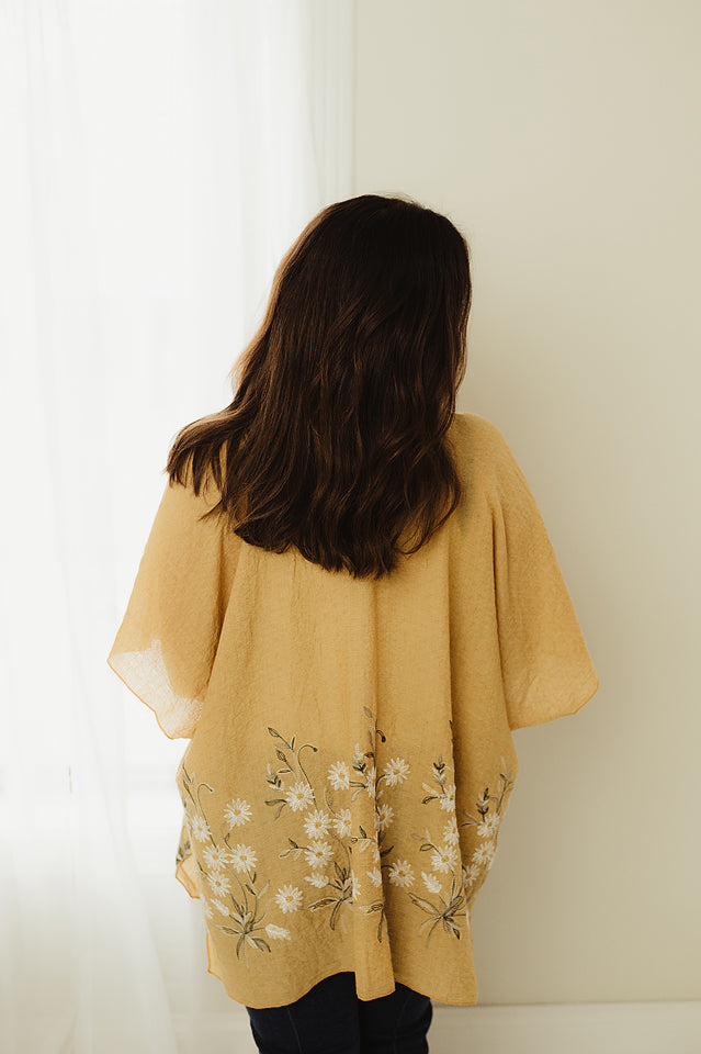Daisy Woven Kimono
