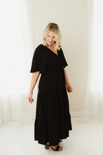 Tiered Babydoll Maxi Dress