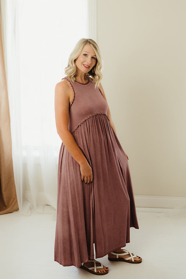 Back Zip Maxi