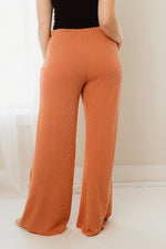 Rib Wide Leg Pants