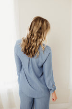 Tab Button Chambray