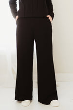 Rib Wide Leg Pants