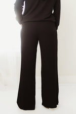 Rib Wide Leg Pants