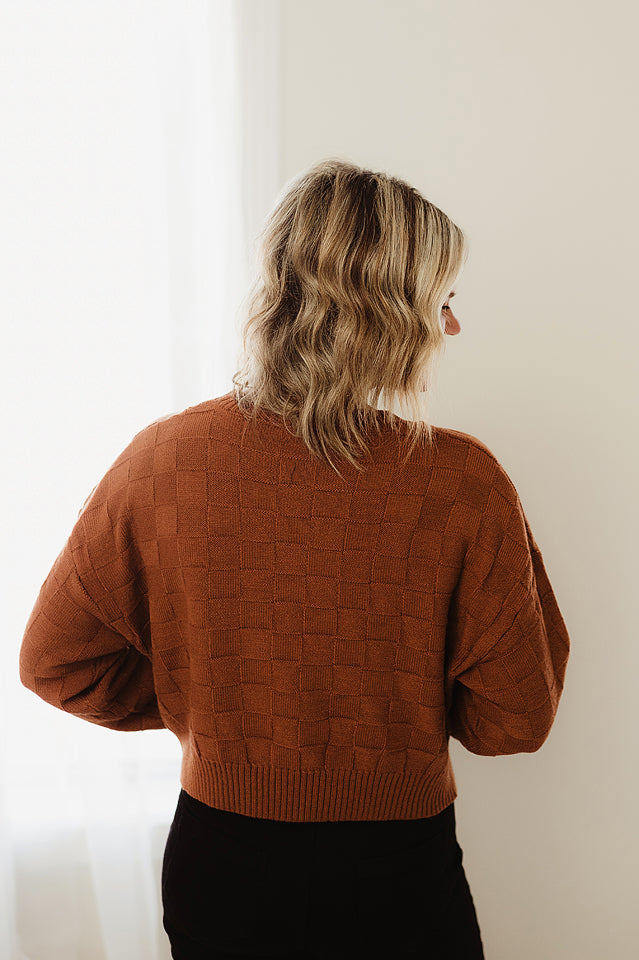 Square Texture Sweater