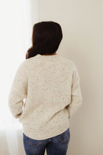 Speckle Mock Sweater