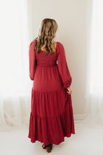 Puff Sleeve Maxi Dress