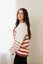 Cinnamon Striped Sweater