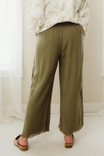 Linen Fringe Pants