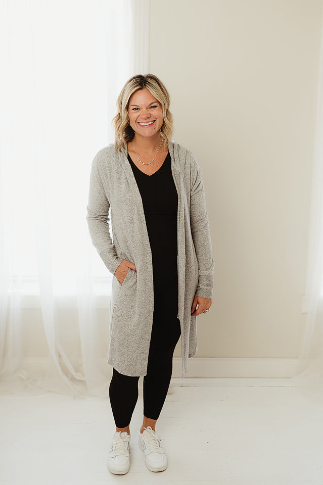 Casual Hooded Cardigan