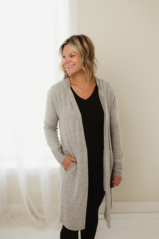 Casual Hooded Cardigan