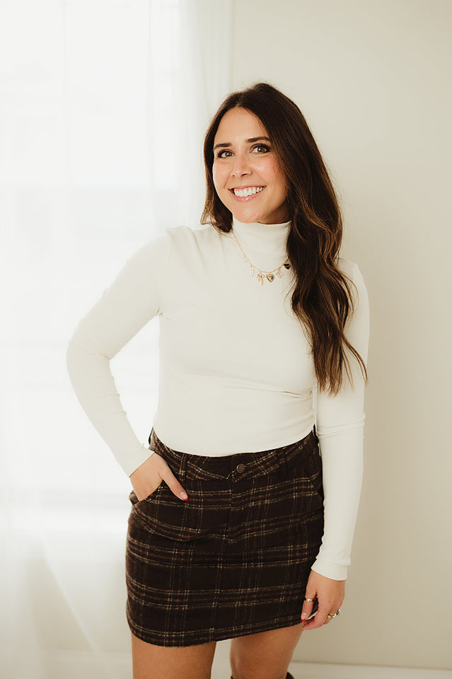 Plaid Luxe Skirt