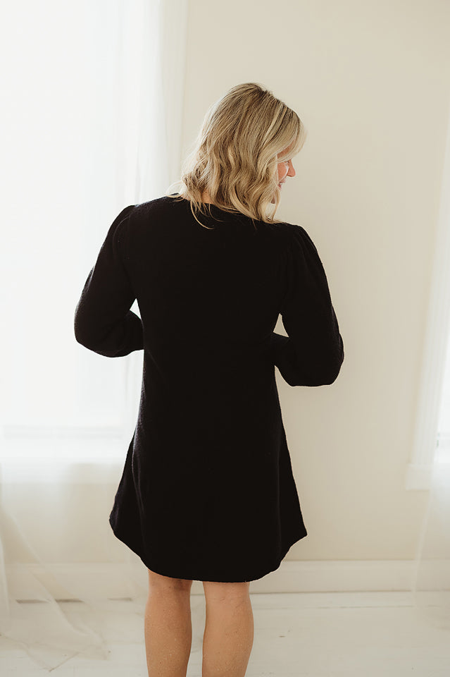 Puff & Flare Sweater Dress Ella Mae's Boutique Puff & Flare Sweater Dress Ella Mae's Boutique