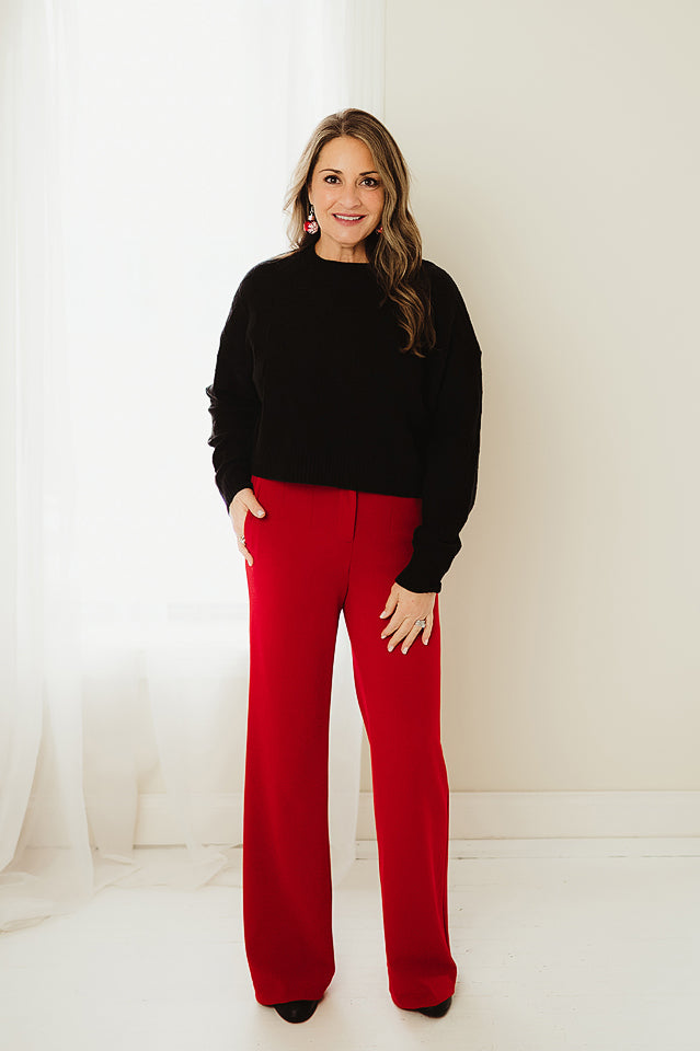 Refined Square Knit Sweater