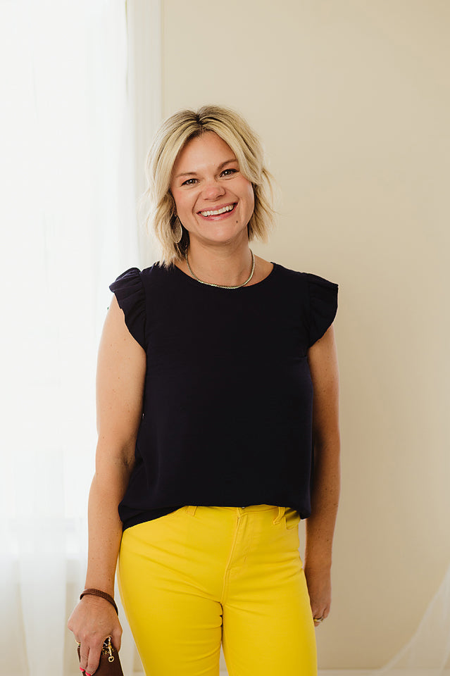 Ruffle Ease Top