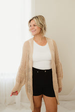 Knit Netted Cardi