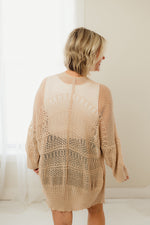 Knit Netted Cardi