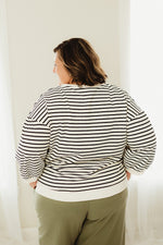 Three Quarter Striped Top