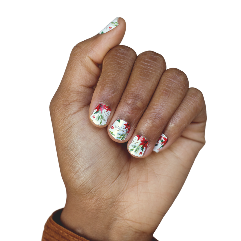 Nail Polish Wraps - Holly Jolly