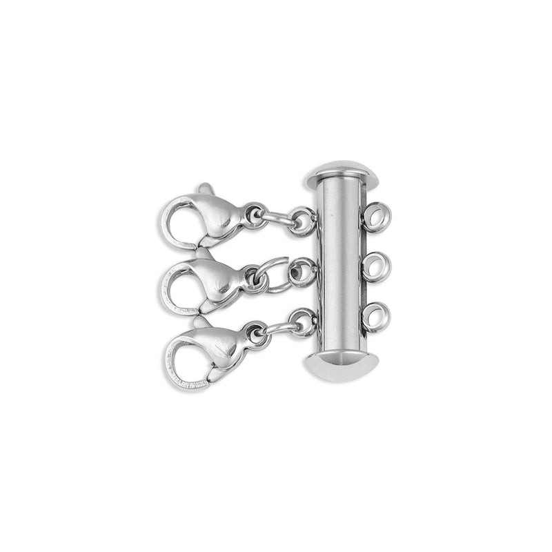 3 Row Layering Necklace Magnetic Clasp