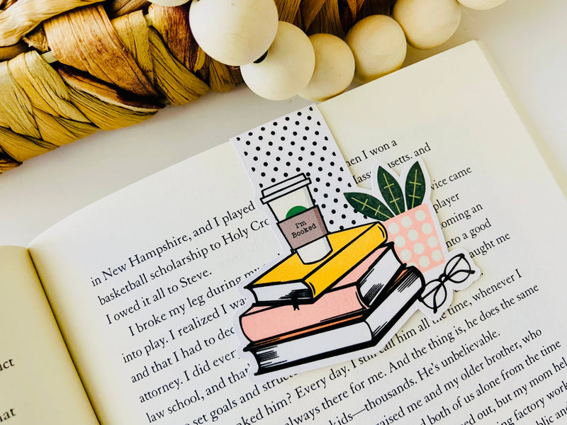 I'm Booked - Magnetic Bookmark